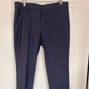 Banana Republic Ryan fit Navy Lined Trousers Size 8